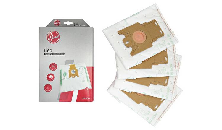Hoover H60 PureEPA Microfiber Dust Bags – Pack of 4