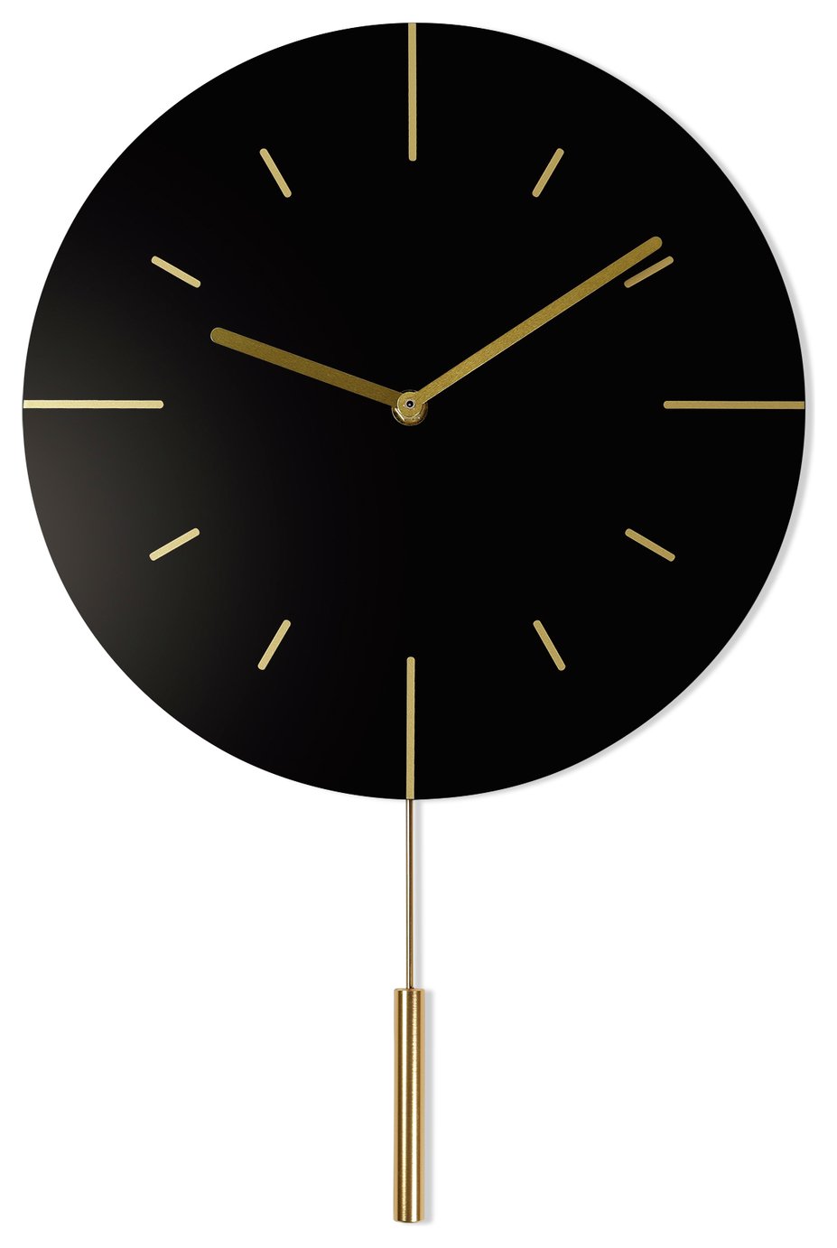 Spirit Pendulum Wall Clock - Black