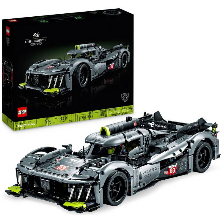 LEGO Technic PEUGEOT 9X8 24H Le Mans Hybrid Hypercar 42156 0