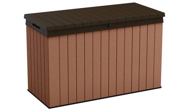 Keter Darwin 662L Outdoor Garden Storage Box - Brown