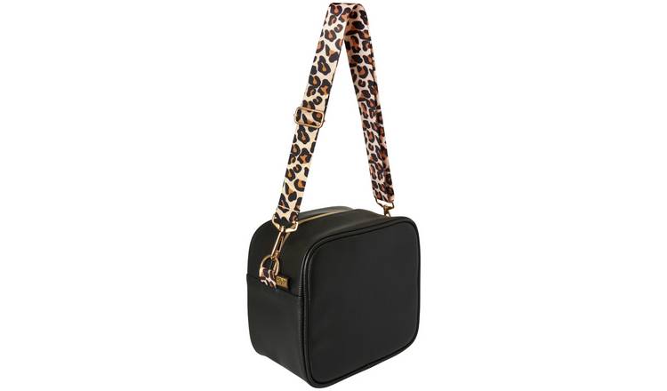 Black leopard outlet bag