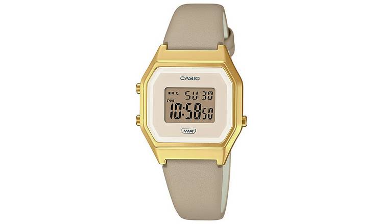 Buy Casio Vintage Digital Leather Strap Watch Argos