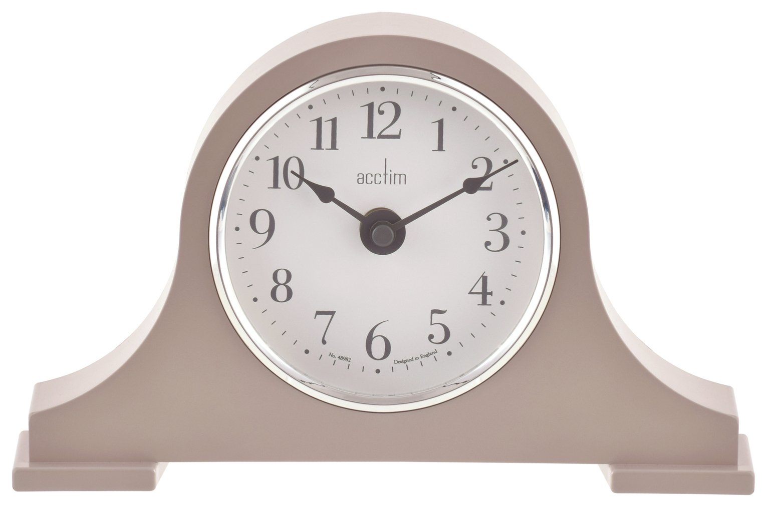 Acctim Harston Mantel Clock - Taupe