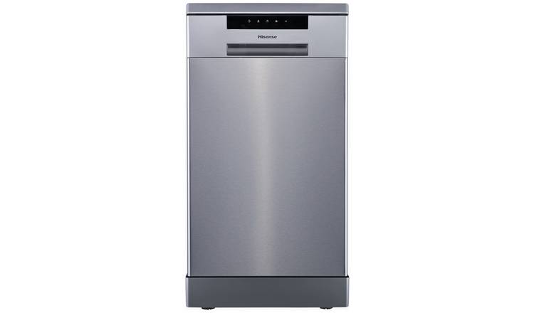 Silver slimline hot sale dishwasher