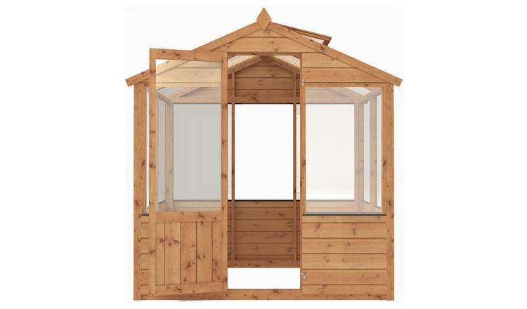 Merica Traditional Wooden Greenhouse - 4 x 6ft