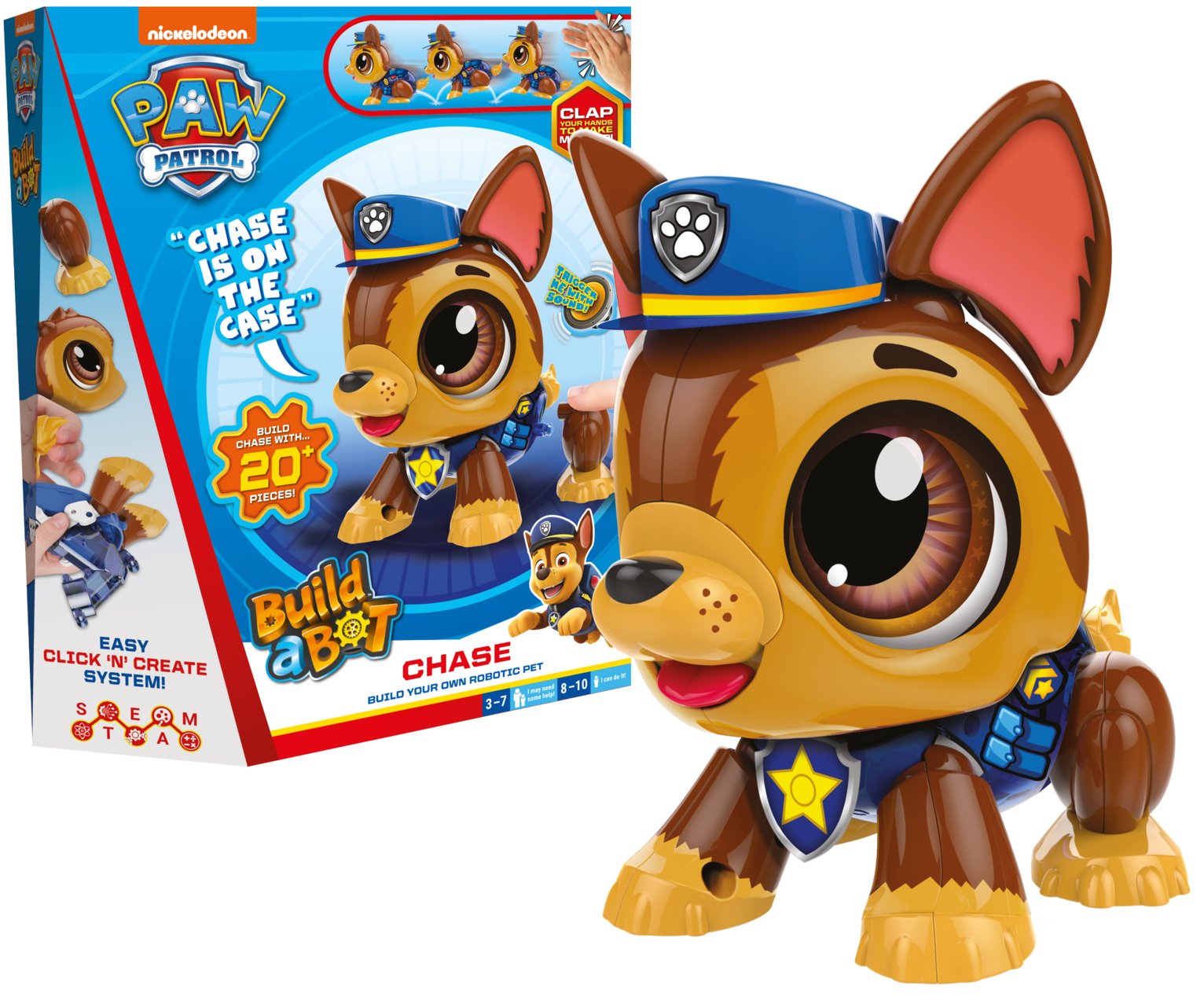 Build A Bot Paw Patrol Chase STEM Learning Toy