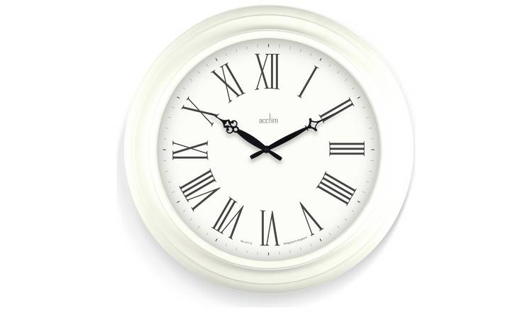 Buy Acctim Cheltenham Analogue Wall Clock Cream Clocks Argos