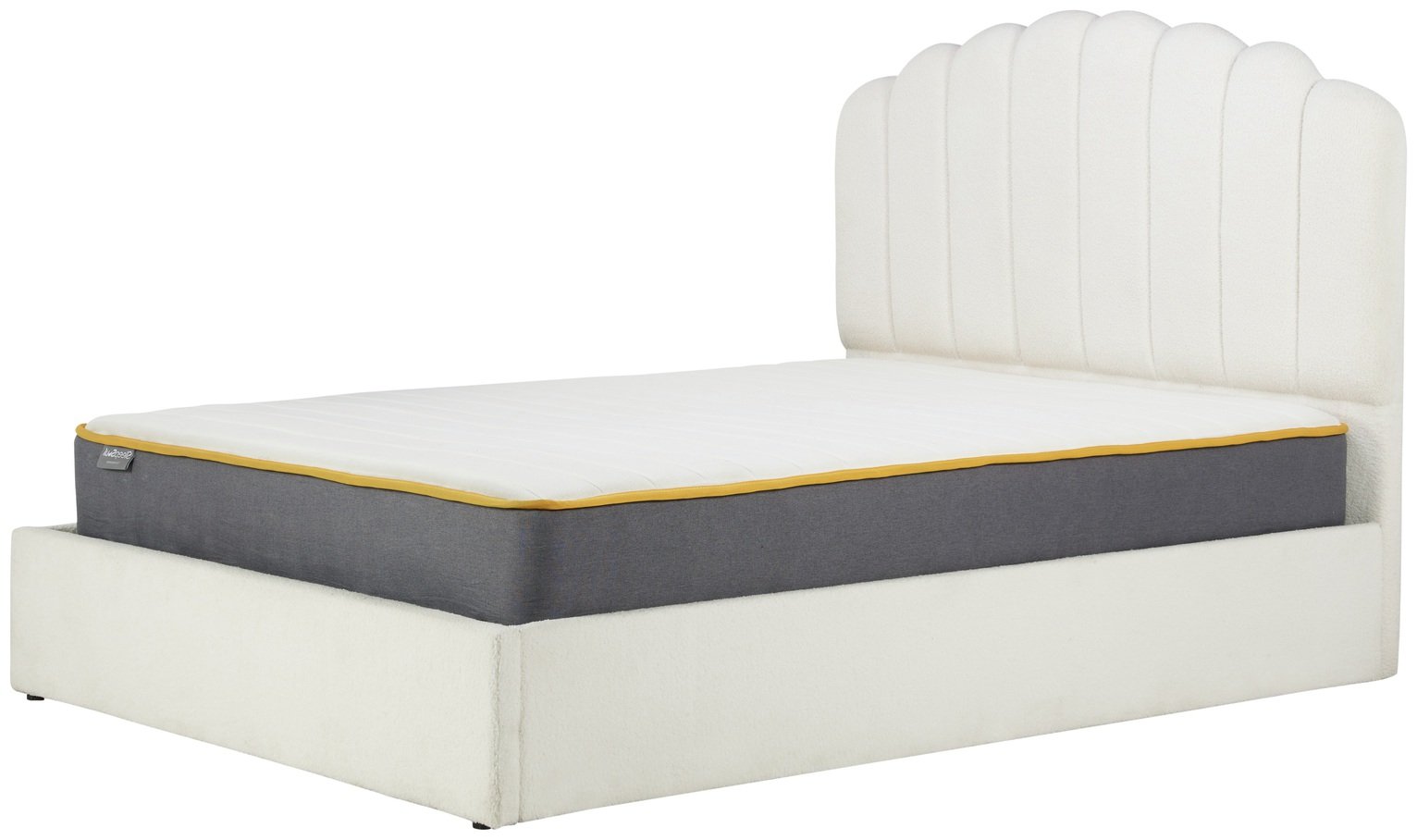 Birlea Monaco Double Ottoman Bed Frame - White