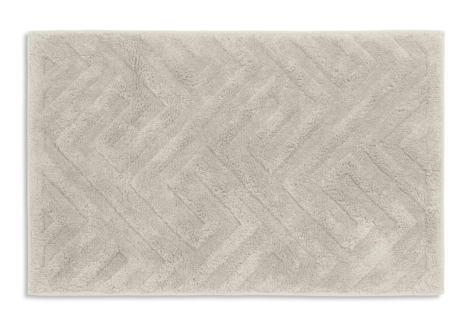 Habitat Textured Luxe Bath Mat - Natural