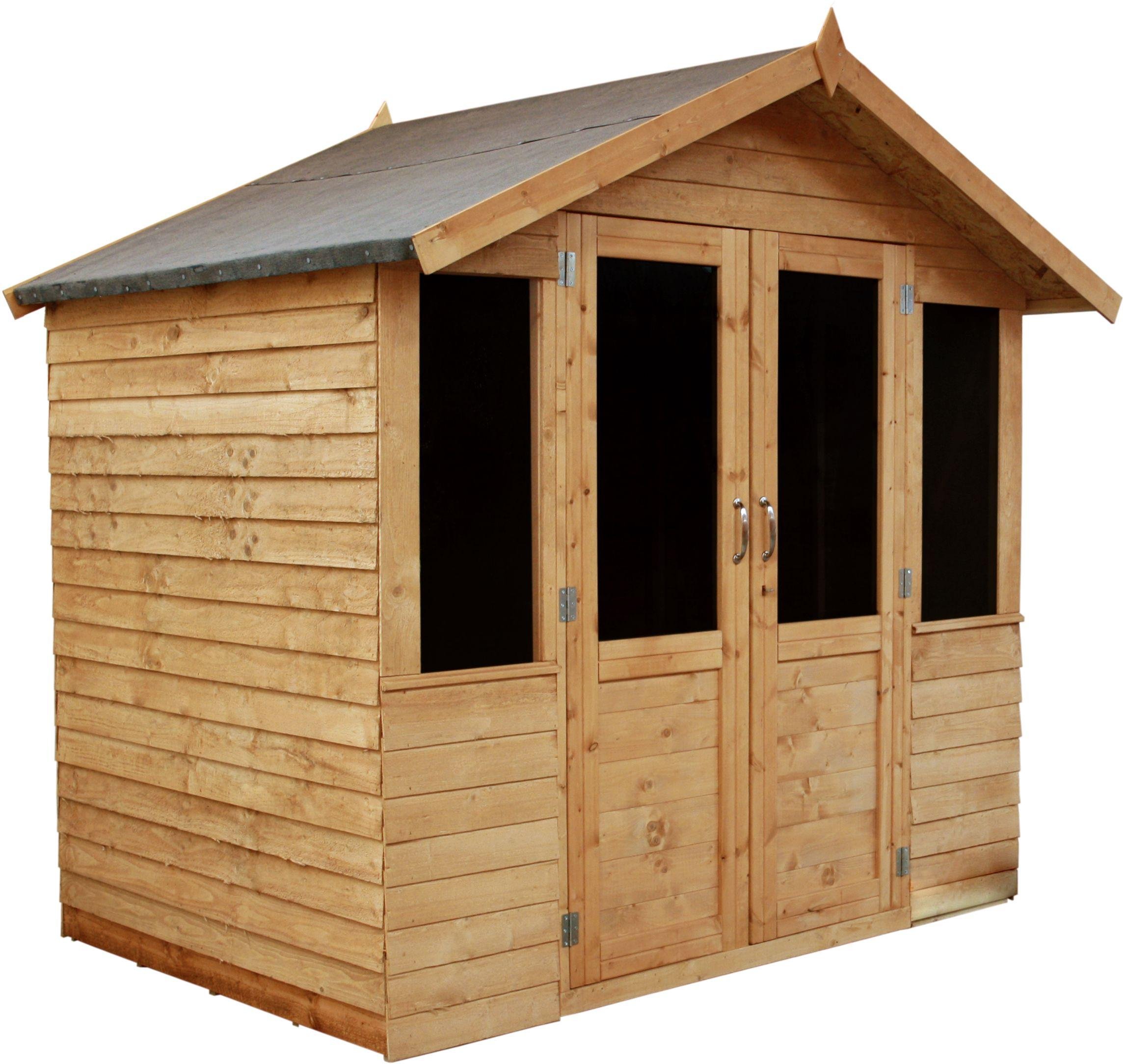 Mercia Traditional Double Door Wooden Summer House 7 x 5ft. at Argos