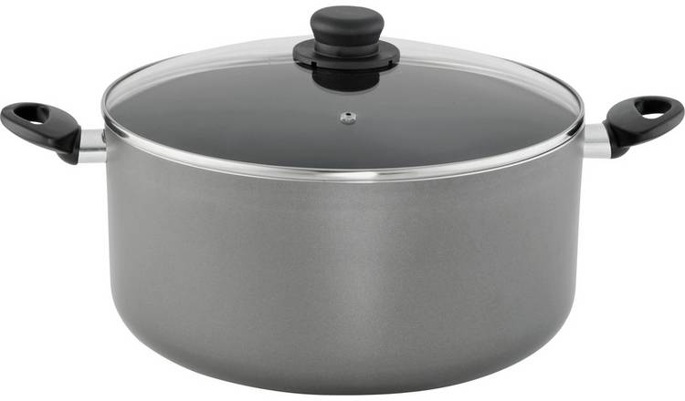 Argos Home 32cm Non Stick Aluminium Stock Pot