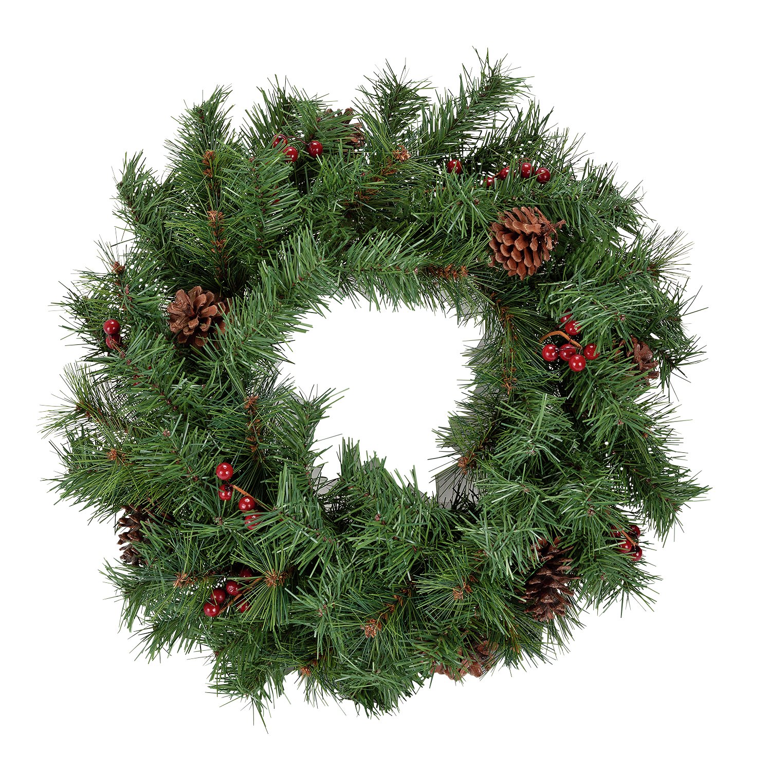 Argos Home Berry and Pine Cone Christmas Wreath.
