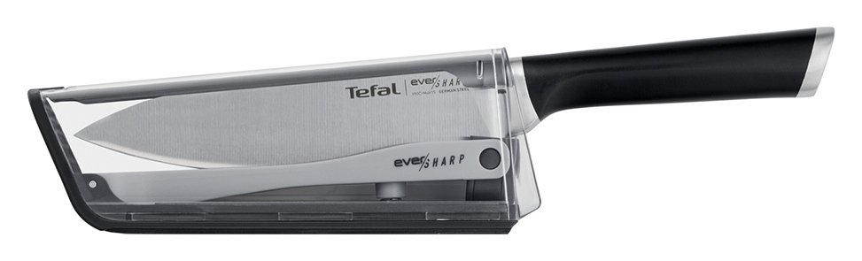 Tefal Eversharp Chef Knife & Integrated Sharpener