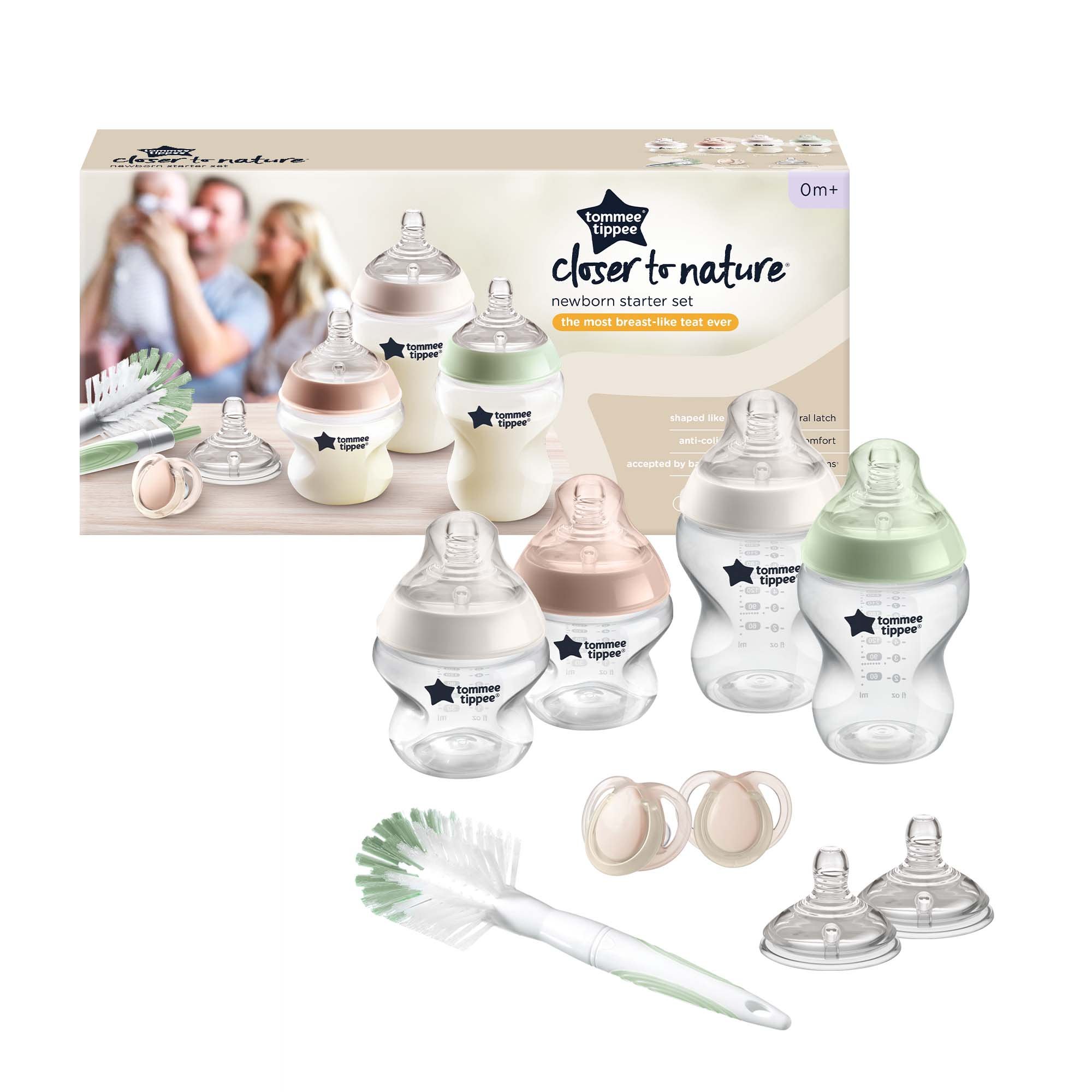 Tommee Tippee Closer to Nature Baby Bottle Starter Set