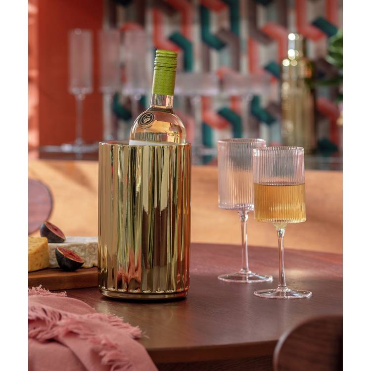Habitat Gold Tone Wine Cooler 0