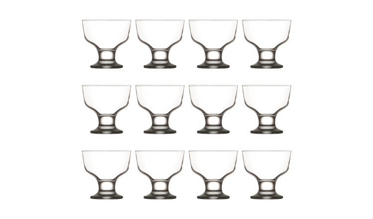 LAV Destina Glass Ice Cream Bowls - Pack of 12