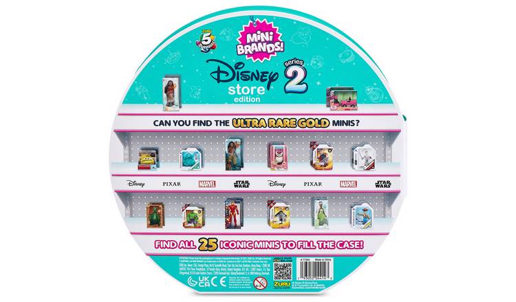 Disney Store Mini Brands Toy Store Playset with 2 Exclusive Minis by ZURU 