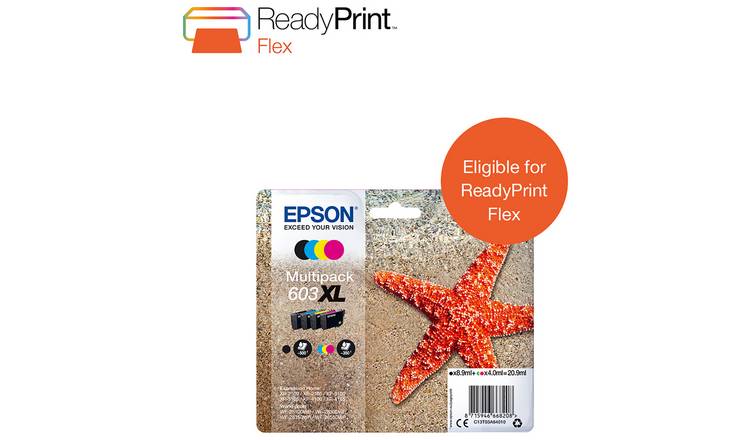 Buy Epson 603 XL High Capacity Ink Cartridges - Black & Colour, Printer  ink