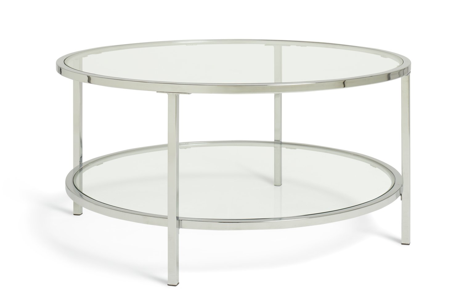 Habitat Boutique Round Coffee Table - Silver