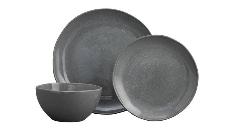 Grey hotsell dinner service