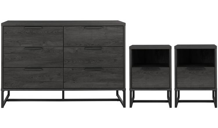 Argos black bedroom deals drawers