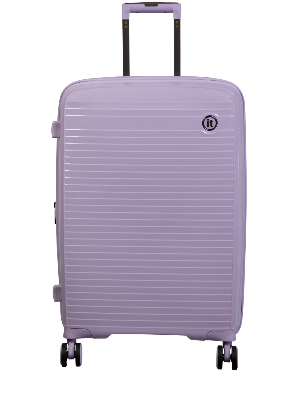 IT Hard Light Weight Expand 8 Wheel Medium Suitcase - Lilac