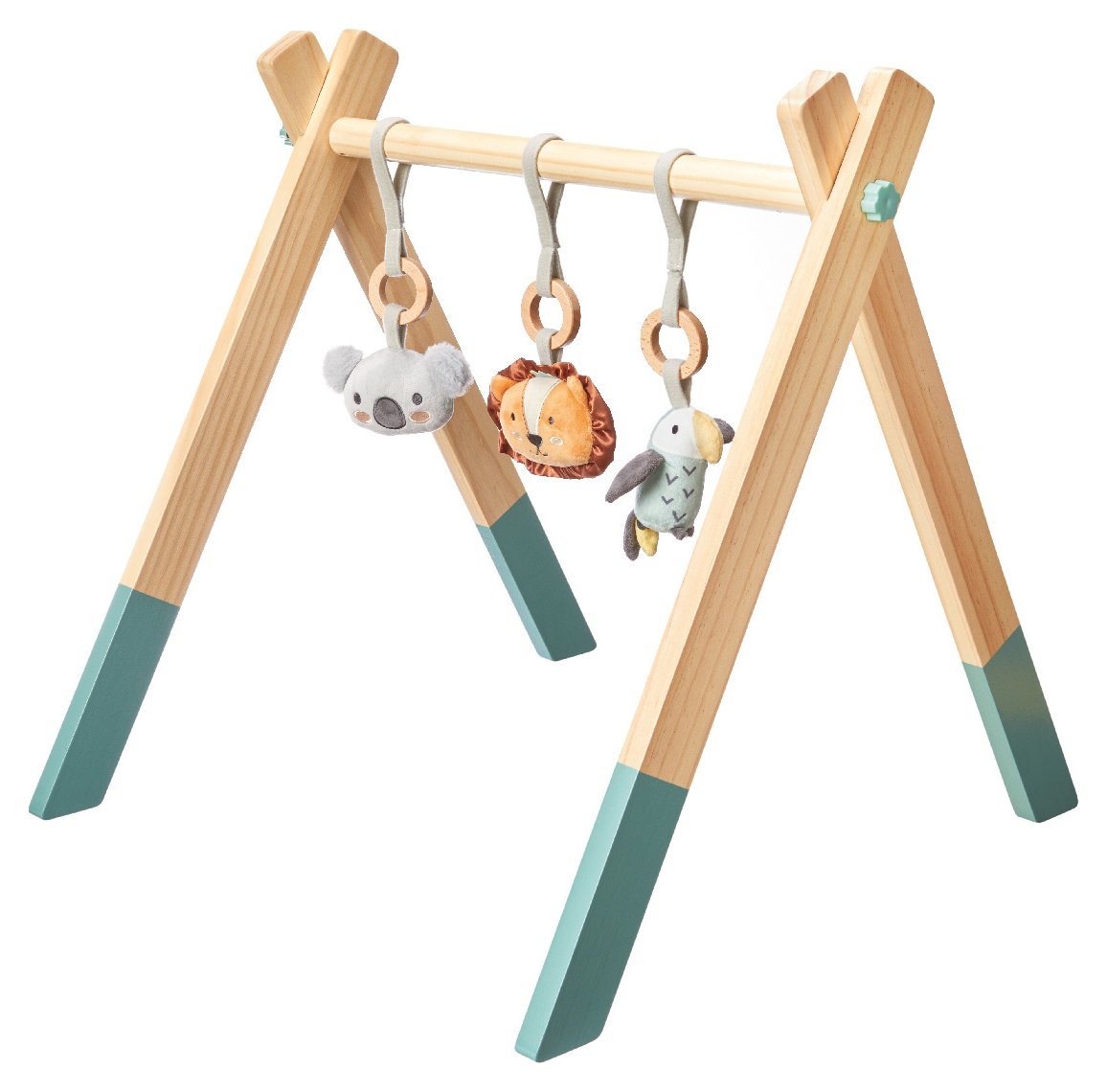 Nuby Animal Adventure Wooden Play Gym