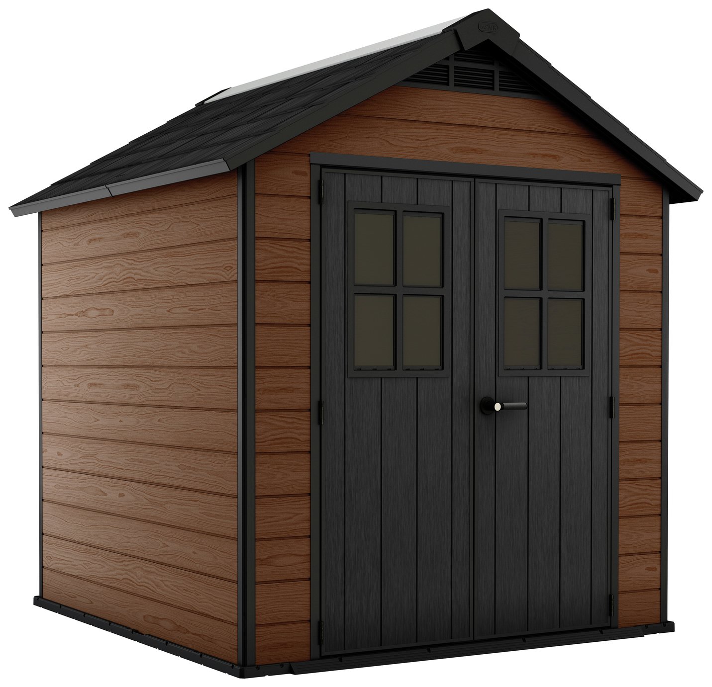 Keter Newton Apex Outdoor Garden Storage Shed - 7.5 x 7ft