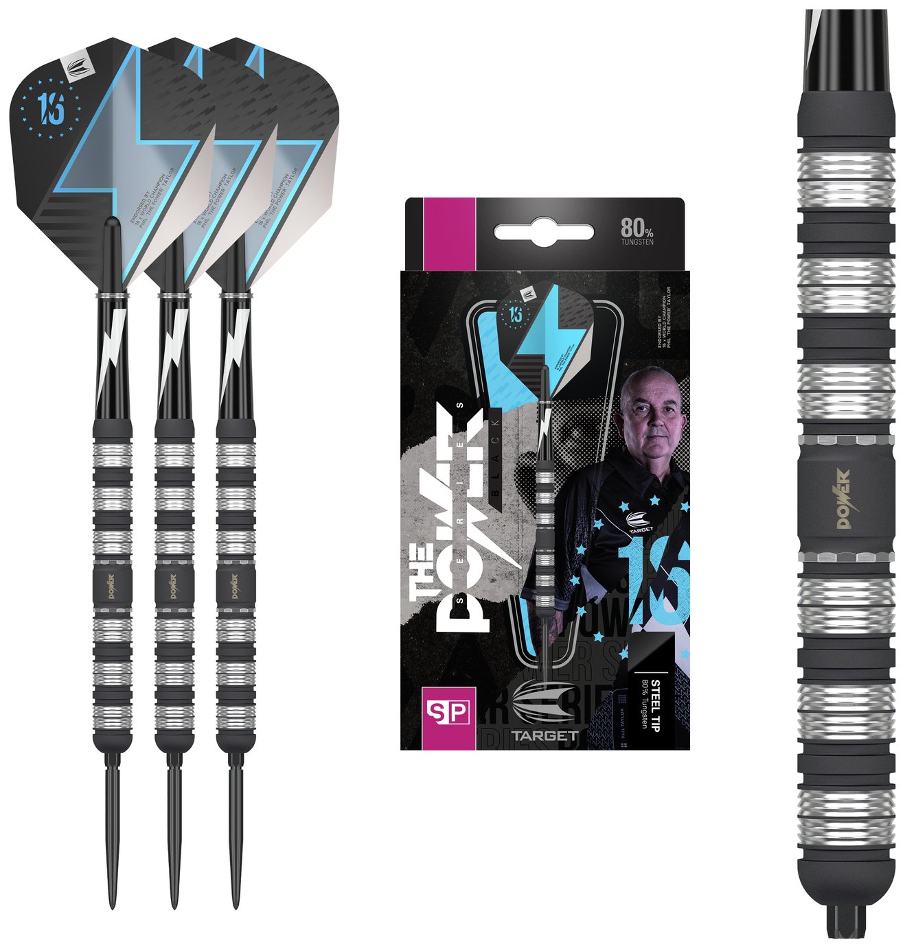 Target Phil Taylor Power Series 23G Tungsten Dart Set