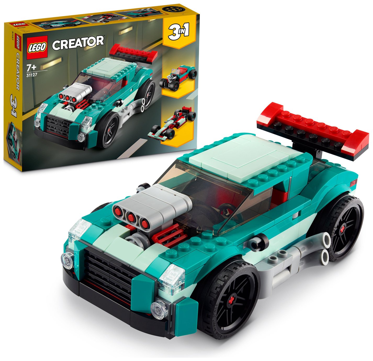LEGO Creator 3in1 Street Racer Model Car Toys Set 31127 review