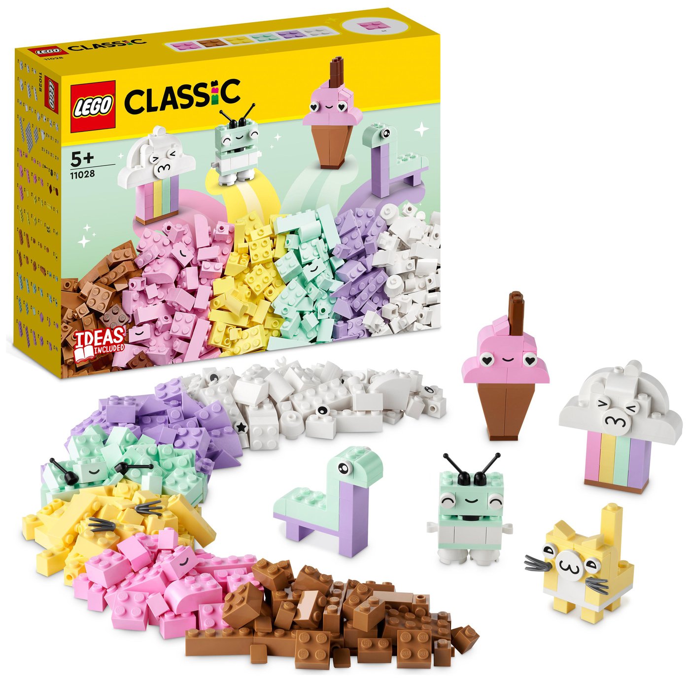 LEGO Classic Creative Pastel Fun Building Bricks Toy 11028