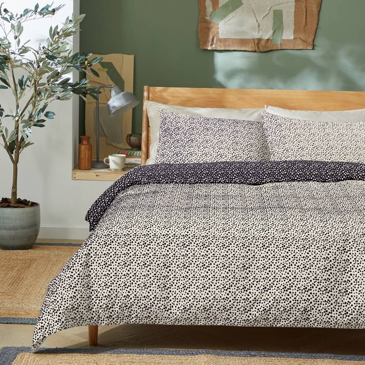 Habitat Spot Print Navy Bedding Set - Double 0