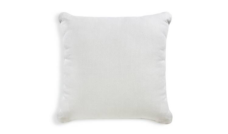 Buy Habitat Herringbone Cushion Cover Dove Grey Argos