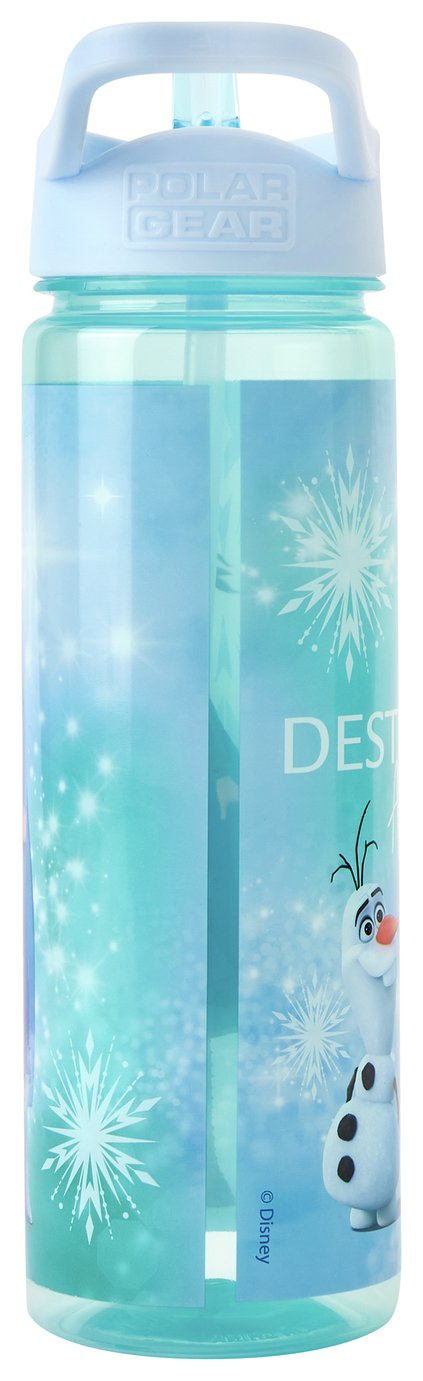 Frozen Teal Sipper Water Bottle - 600ml