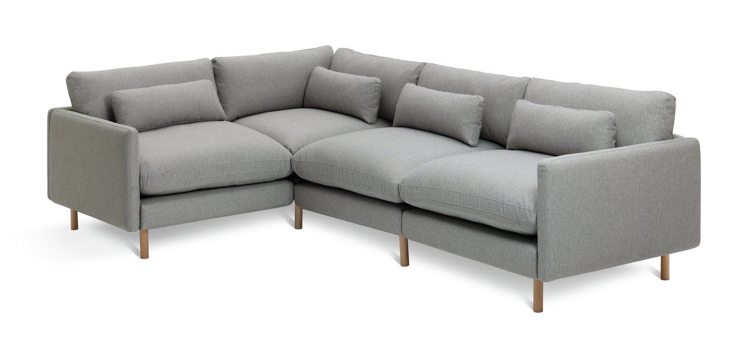 Habitat Paola Modular Right Hand Corner Sofa Set - Grey