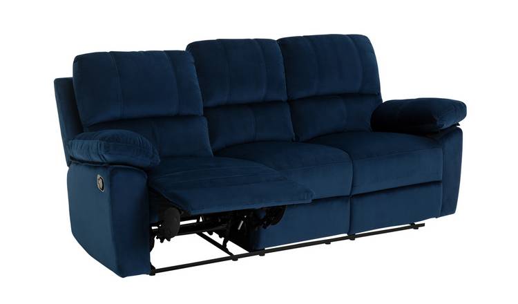 Navy on sale sofa recliner