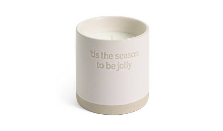 Buy Habitat Small Ceramic Quoted Candle - Fir Balsam | Candles | Argos