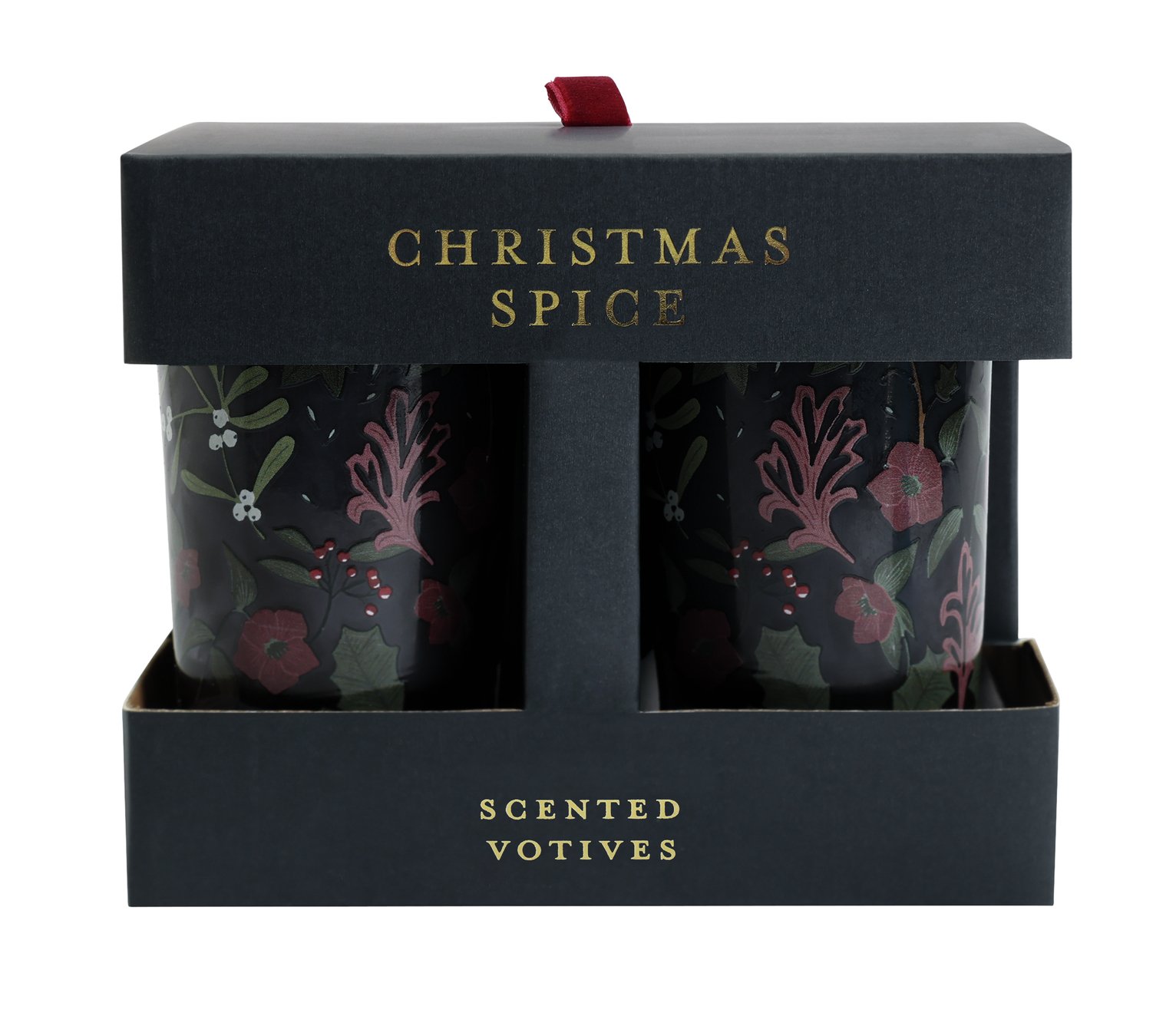 Argos Home Scented Votive Gift Set of 4 -Christmas Spice