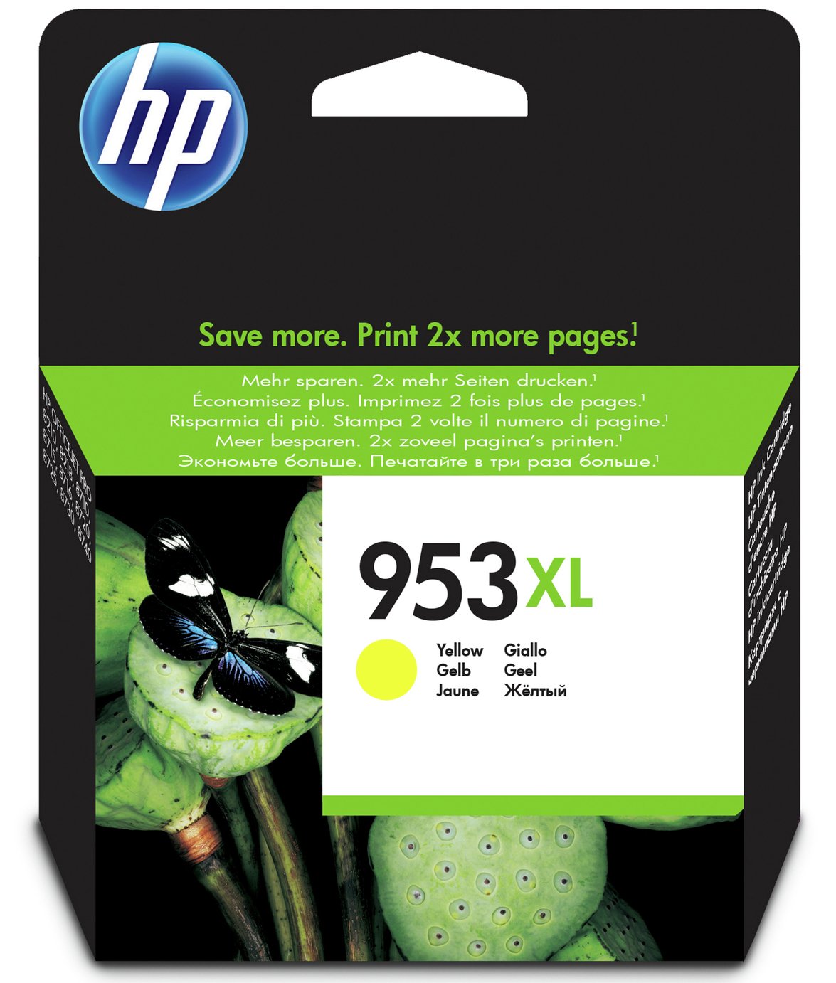 HP 953XL High Yield Original Ink Cartridge - Yellow