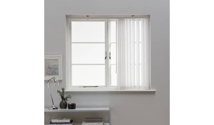 Argos Home White Vertical Blind - 90cm