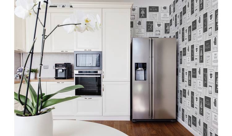 Contour Framed Kitchen Quotes Black & White Wallpaper