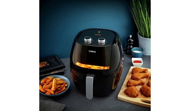 Tower Air Fryer 4L - Black & Silver