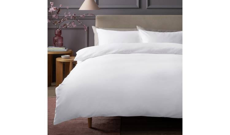 Habitat Egyptian Cotton 800TC White Bedding Set - King size