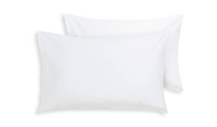 Habitat Cotton 800 TC Standard Pillowcase Pair - White