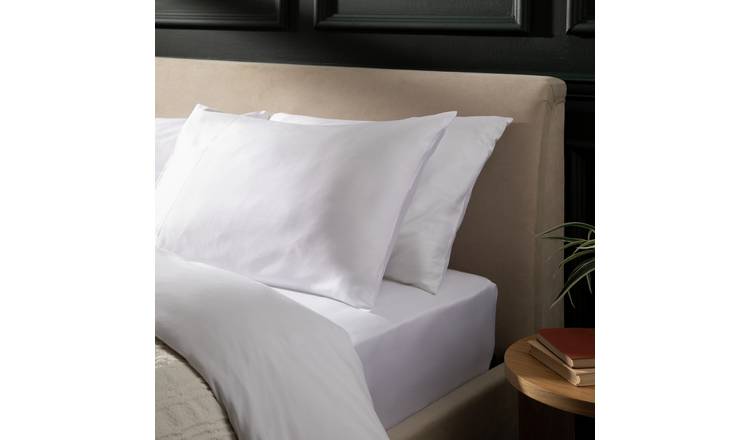 Habitat Cotton 800 TC Standard Pillowcase Pair - White