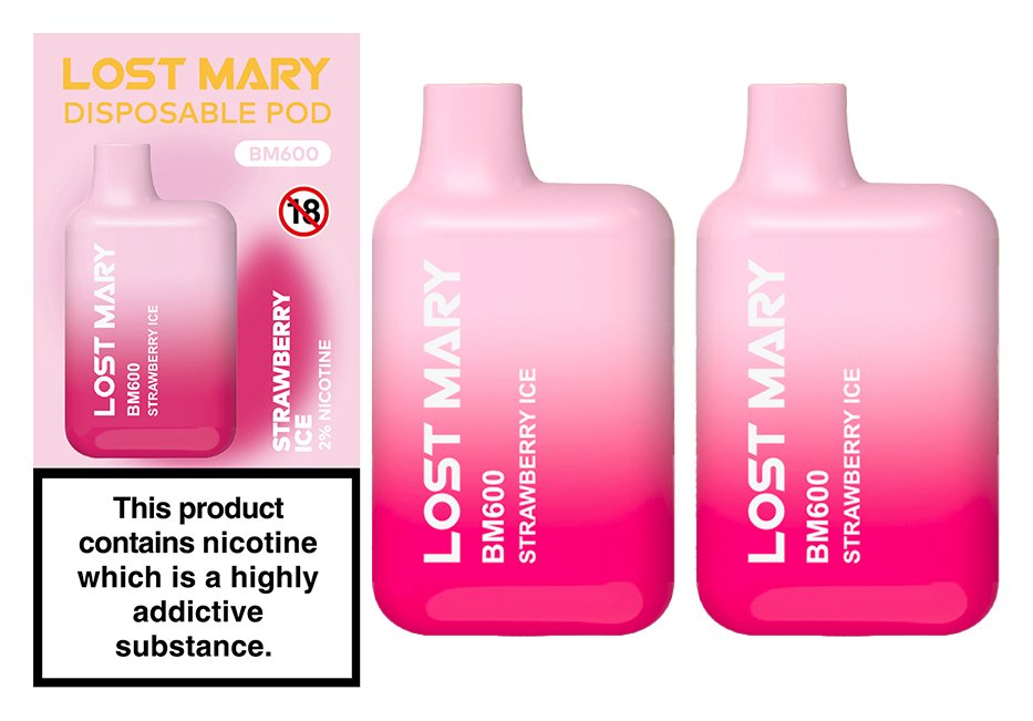 Lost Mary Disposable Vape Strawberry Ice Set of 2