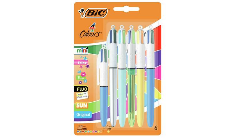 Buy BIC Pack of 6 Ballpoint Pens - Multicolour | Pen sets and ...
