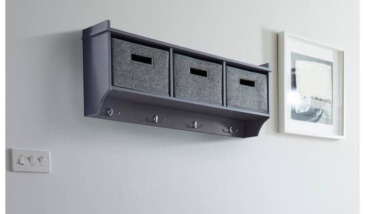 Coat rack 2024 with shelf argos