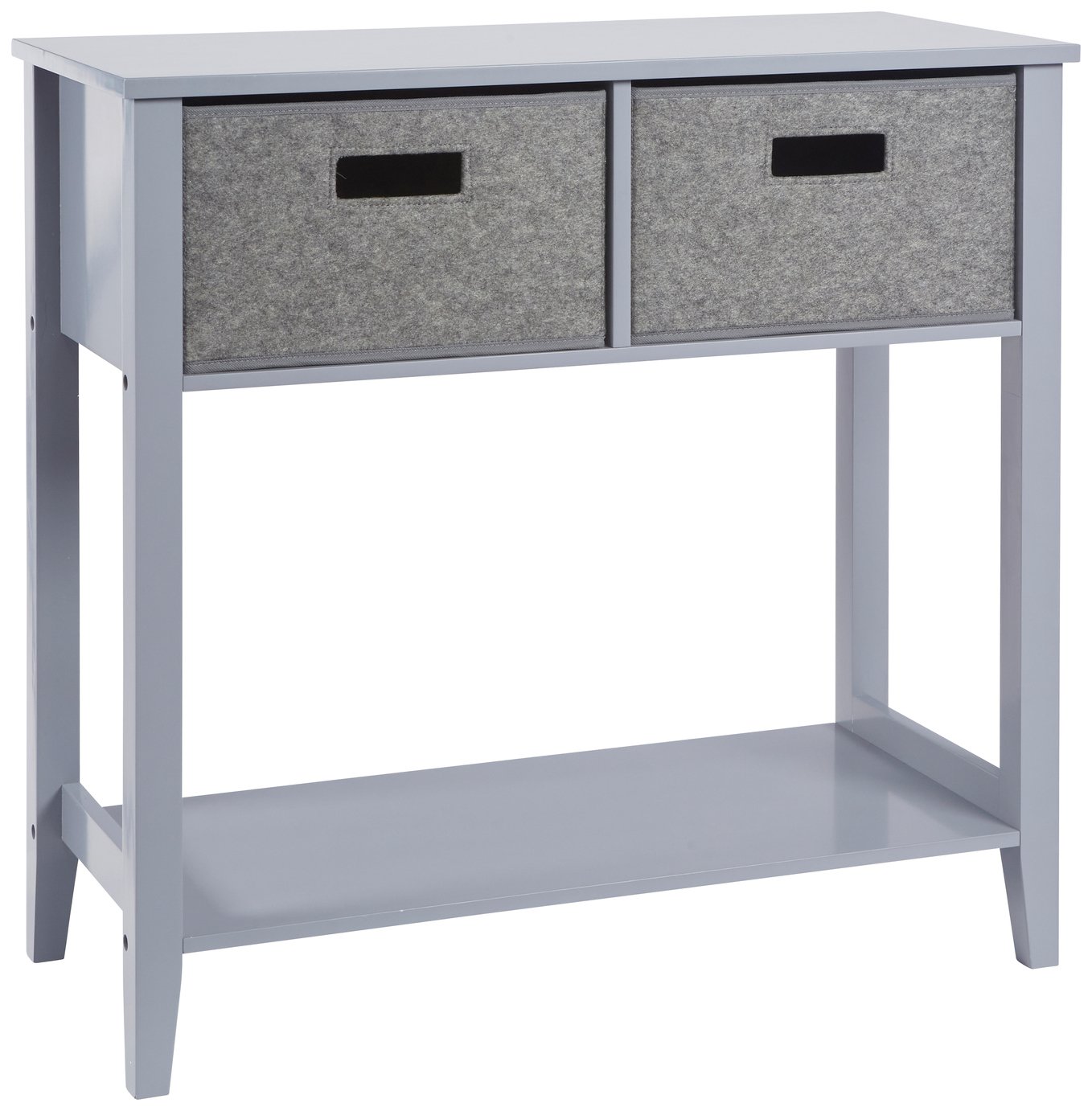 Lloyd Pascal Glade 2 Drawer Console Table - Grey