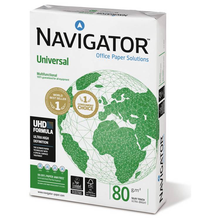 Navigator Universal Multipurpose A4 Printer Paper-400 Sheets 0
